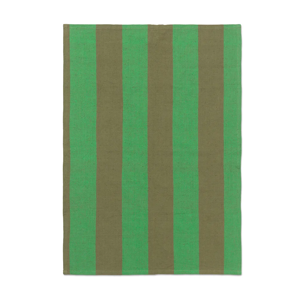 Produktfoto för Ferm Living - Hale Tea Towel - Kökshandduk - Olive/Green - W50 x H70 cm