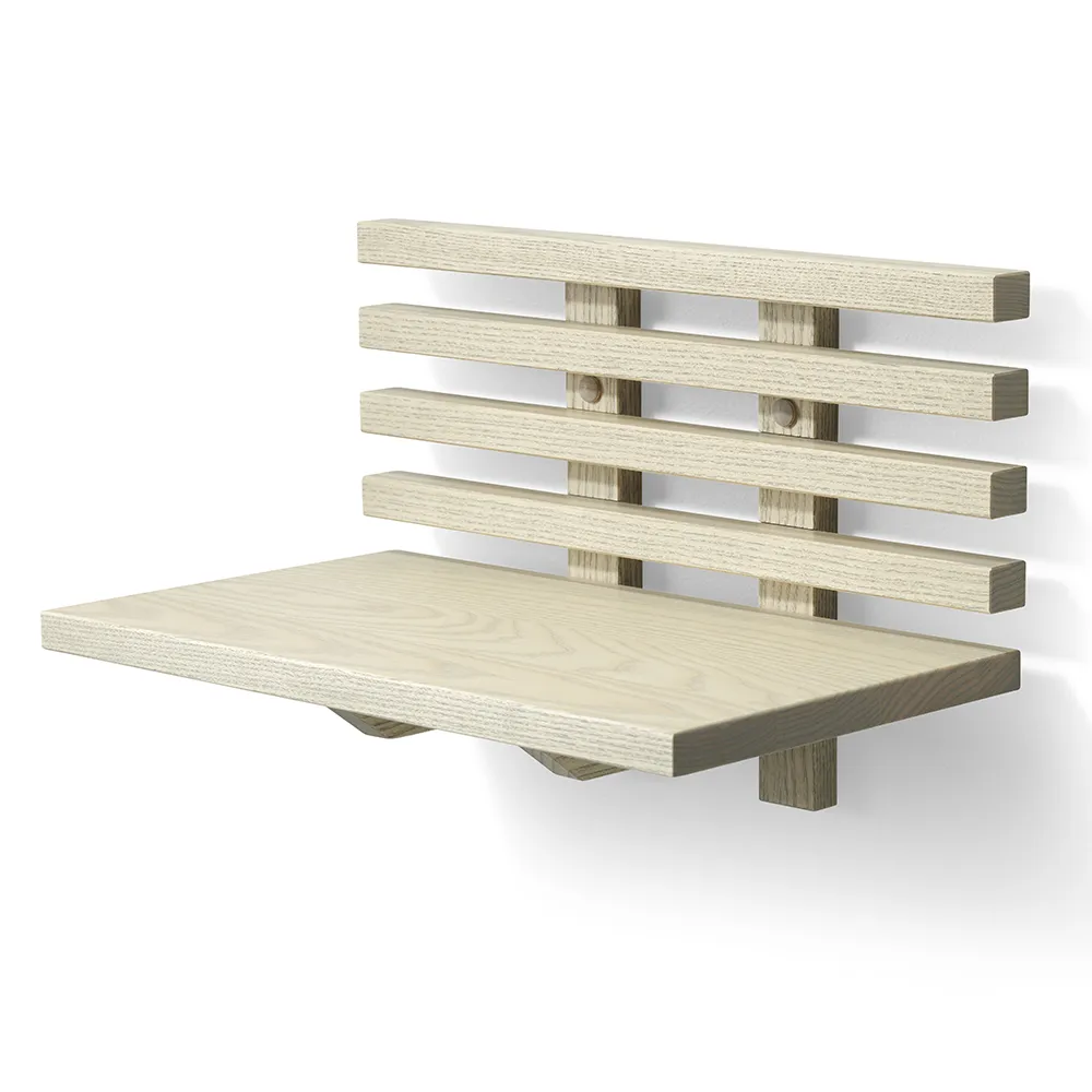 Zece Sängbord Gråoljad Ask