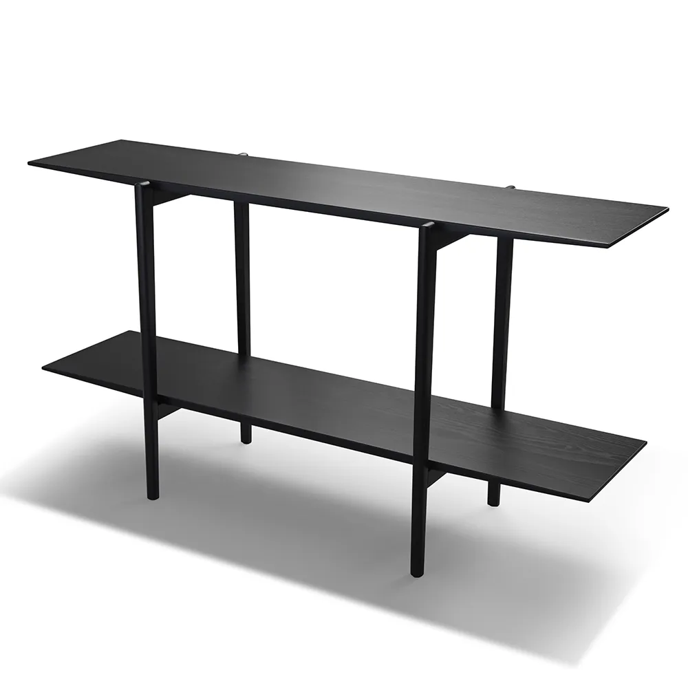 oscarssons möbel, calpe sideboard svartbetsad ask