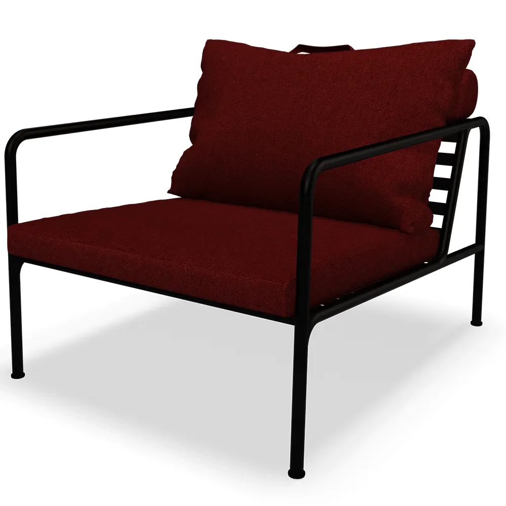 houe, avon fåtölj scarlet/black