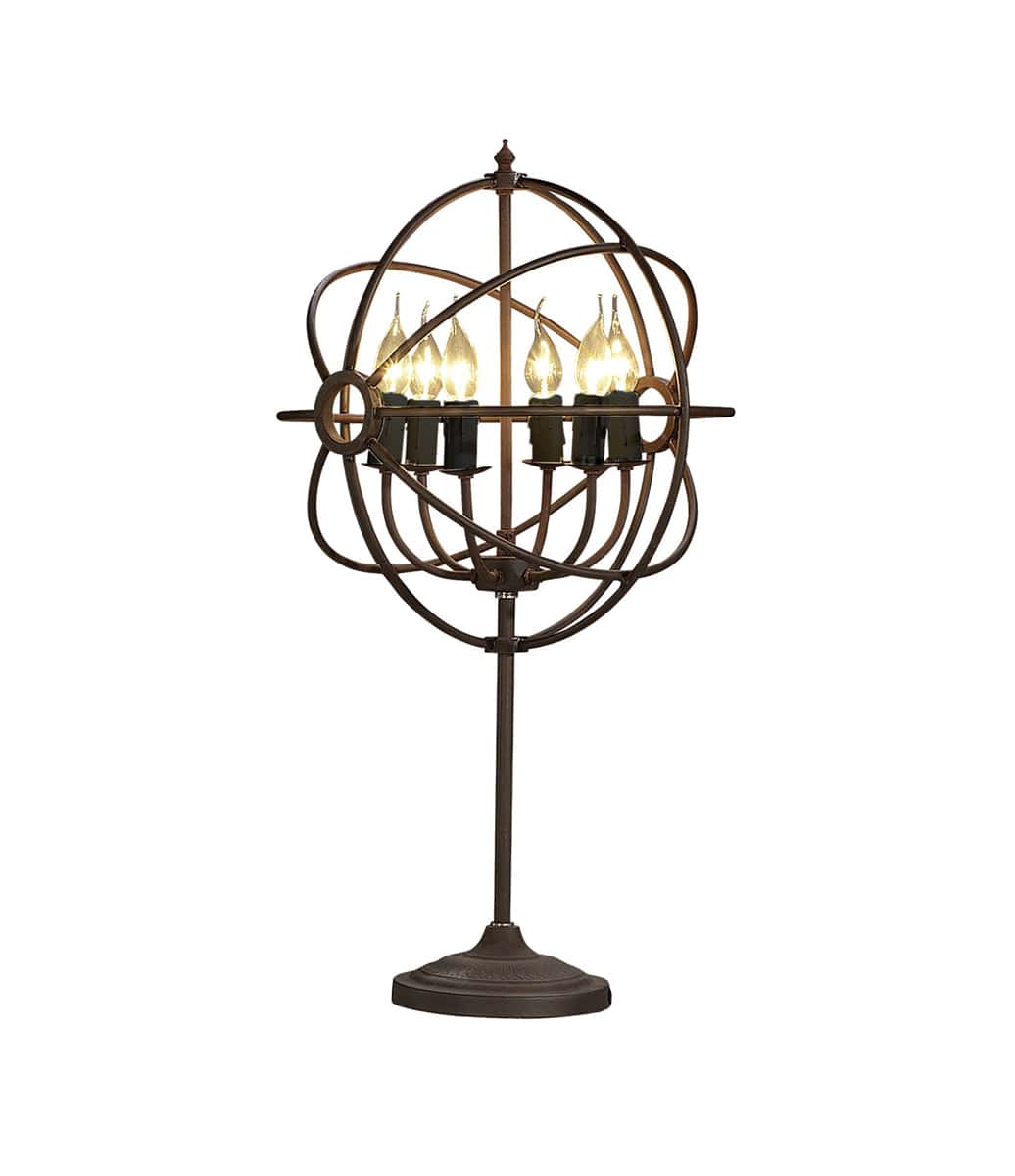 Artwood Rome Table Lamp Antique Rust