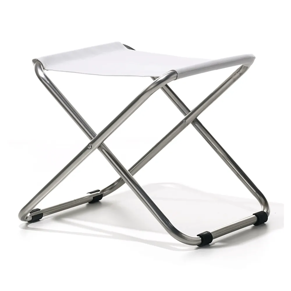 fiam, chico fotpall vit aluminium/textilene