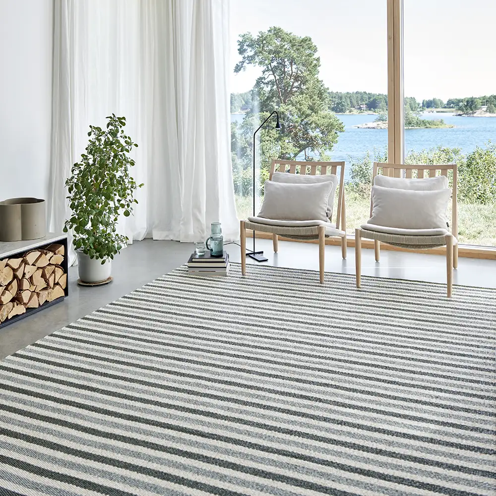 Alternativ bild 1 för Pappelina Teo matta 70 cm x 120 cm, sage/army/vanilla