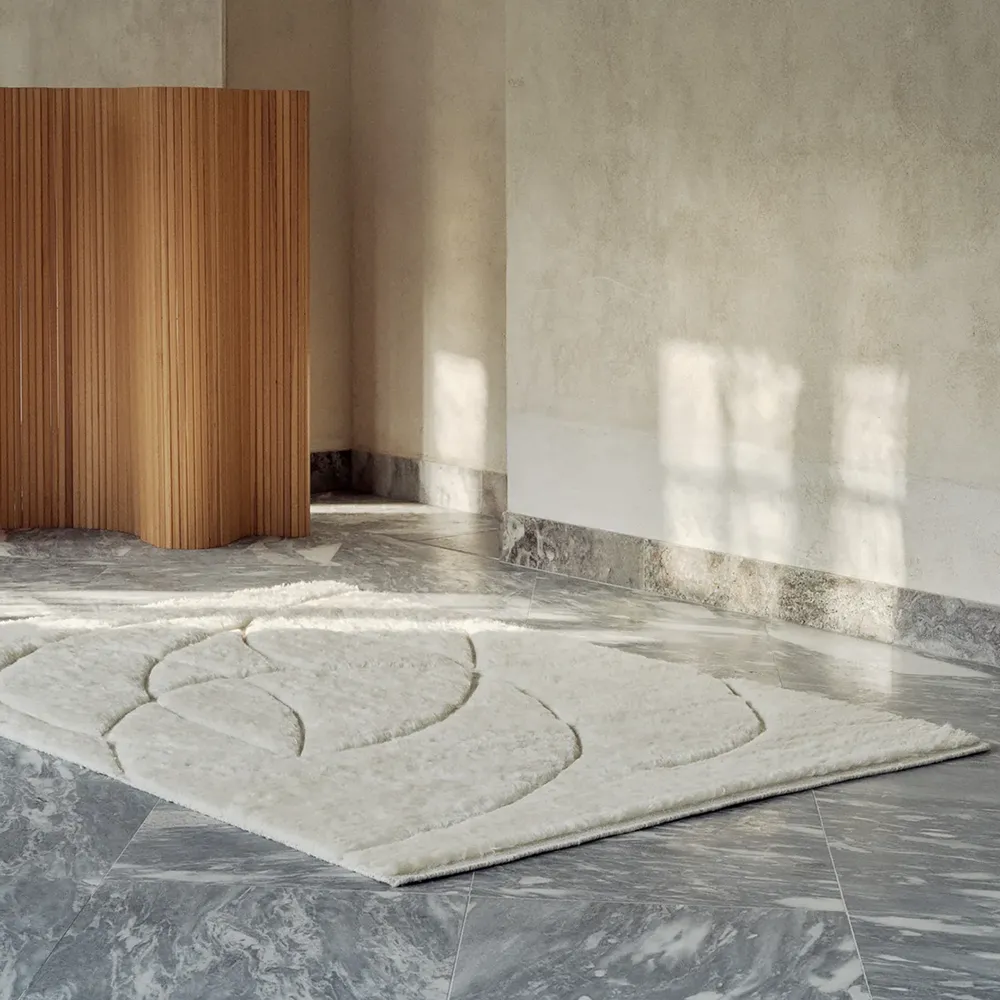 Lineal Sweep White 140x200 matta