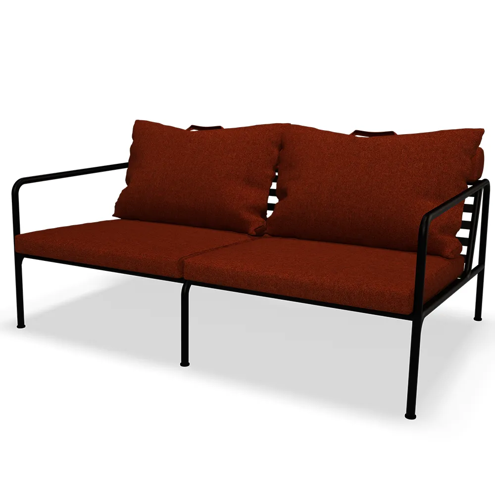 Houe Avon 2-sits soffa Rust/Black