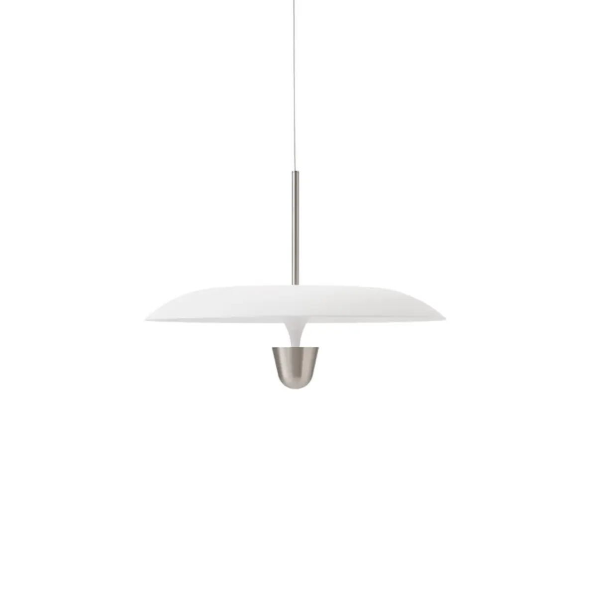 New Works, Kantarell Pendellampa Ø55 Nickelmonterad