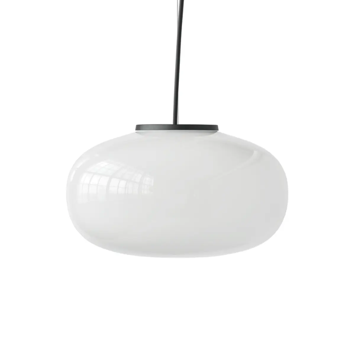 New Works, Karl-Johan Pendellampa Ø40 Vitt Opalglas