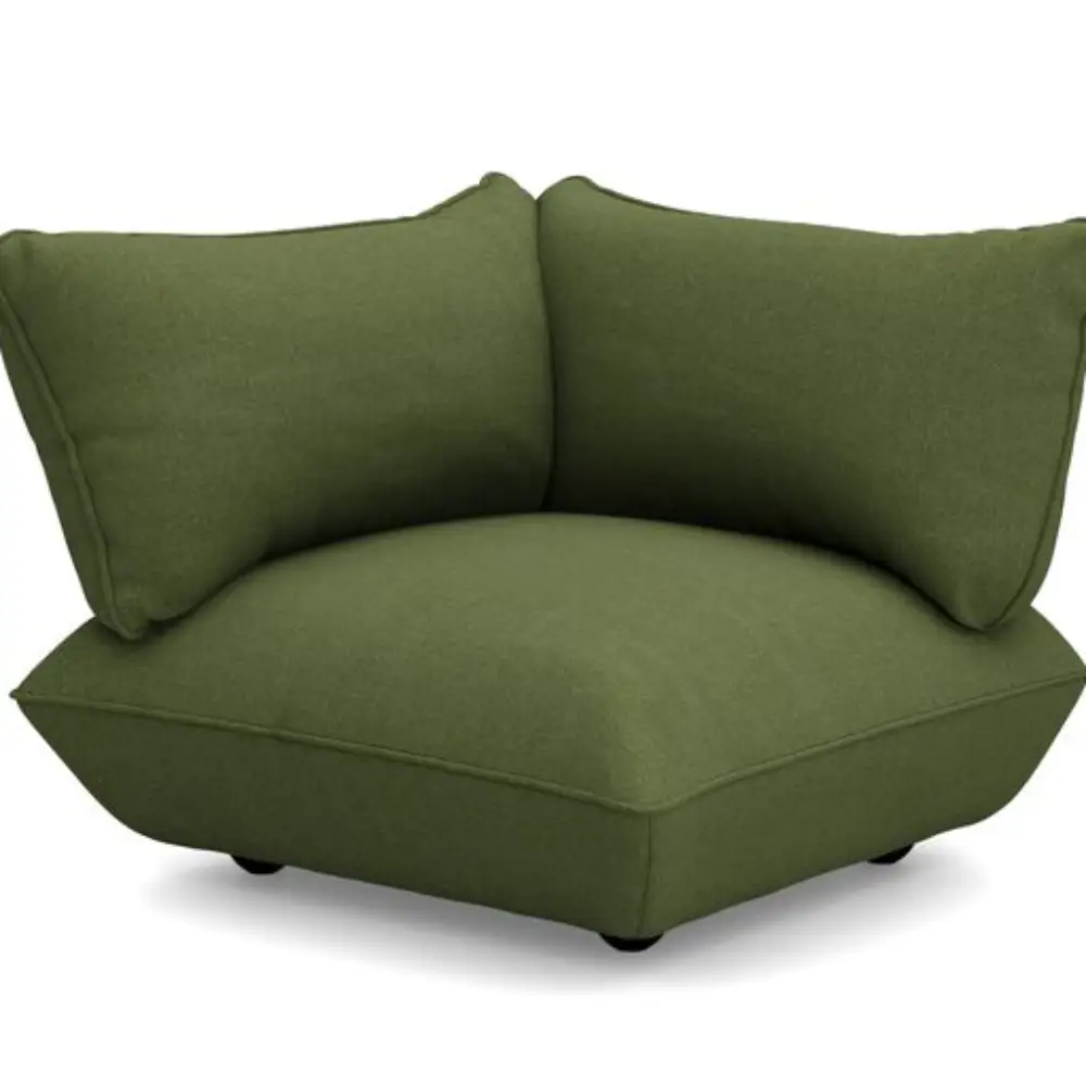 Fatboy, sumo soffa hörndel boucle recycled leaf green