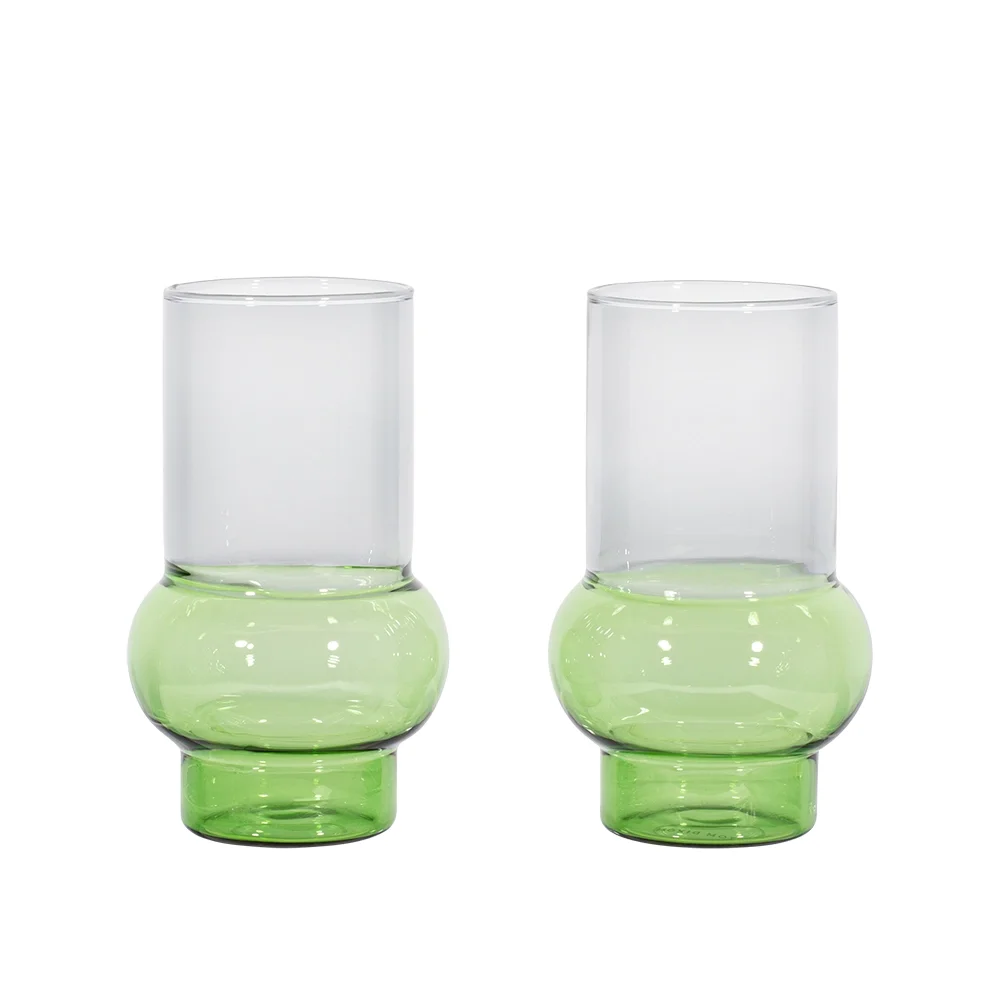 Bump Drickglas Höga Gröna 2-pack