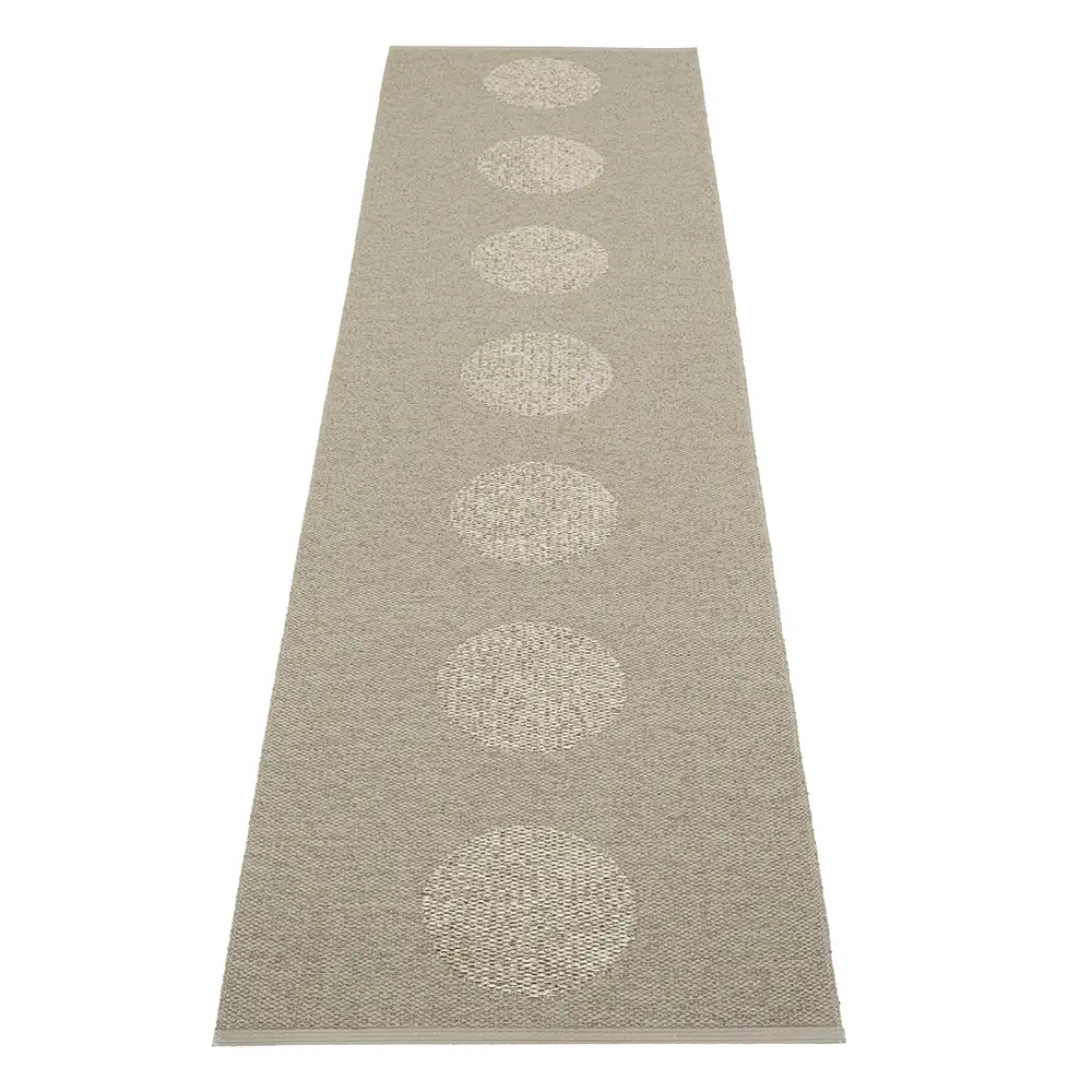 pappelina, vera 2.0 matta 70x360 cm dark linen