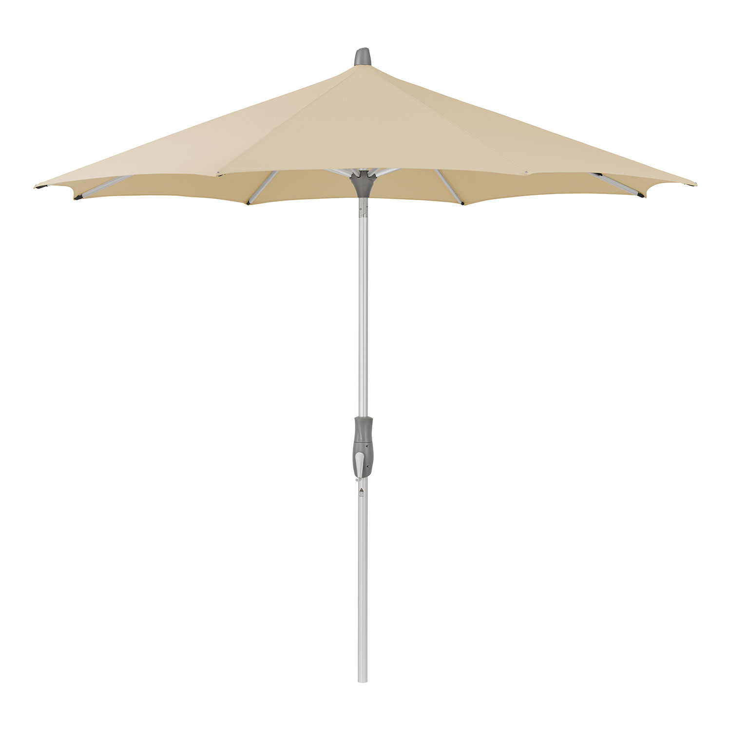Glatz Alu-twist parasoll 330 cm kat.4 422 cream