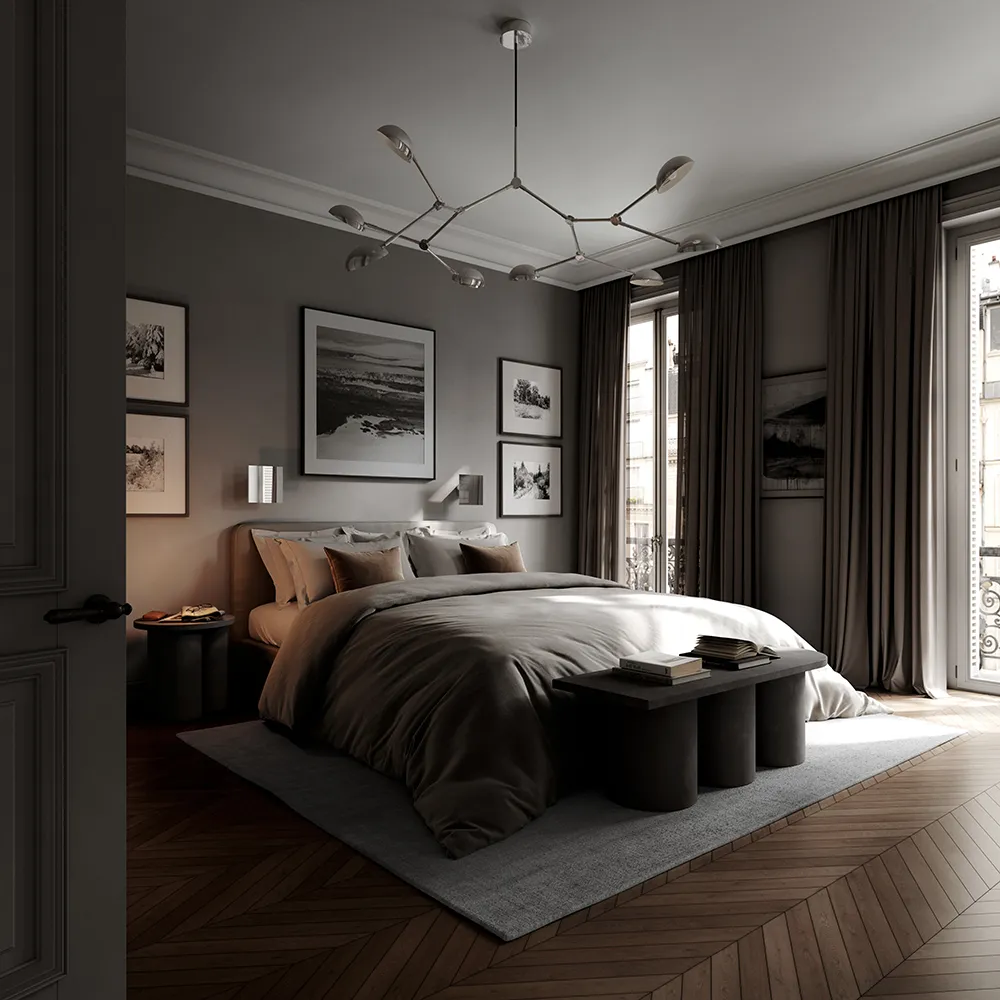 Big Foot Bänk - Coffee