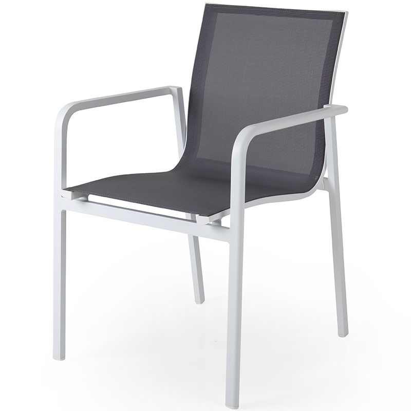 Renoso karmstol Vit / Grå