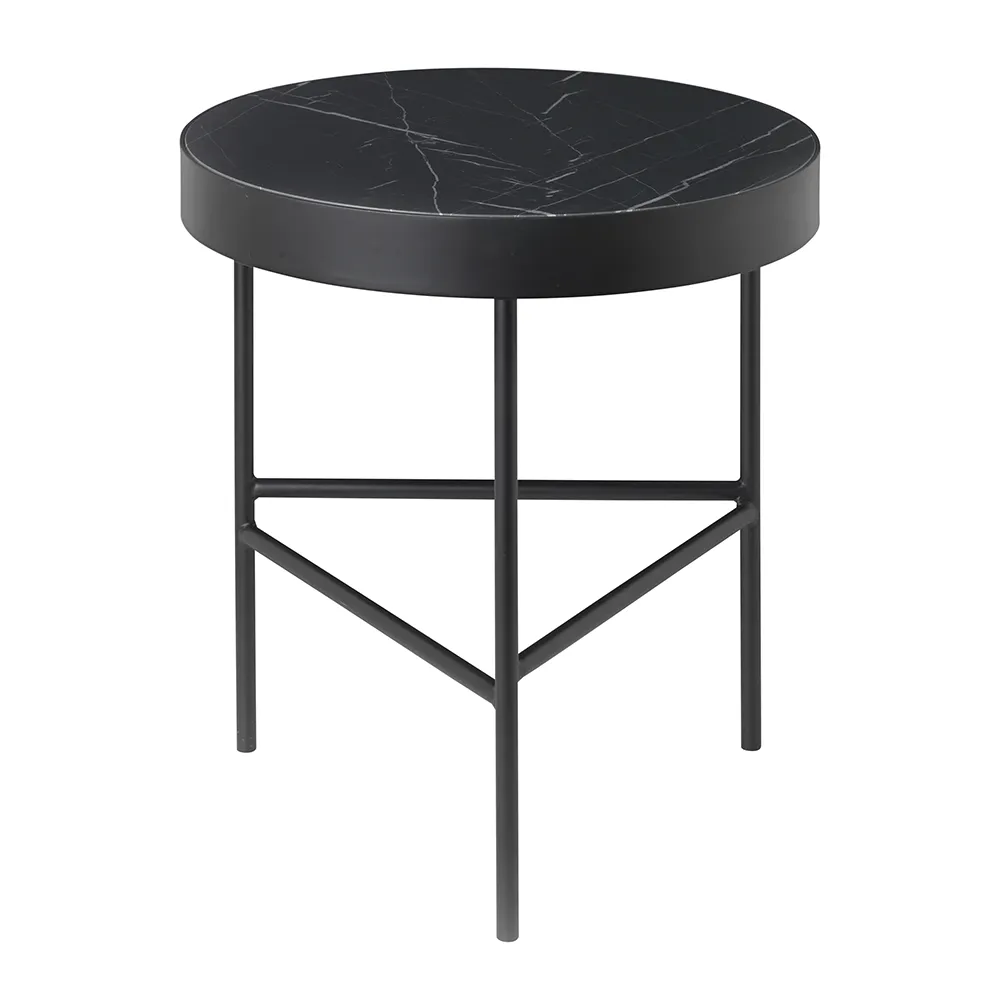 Marble Sidobord - Black