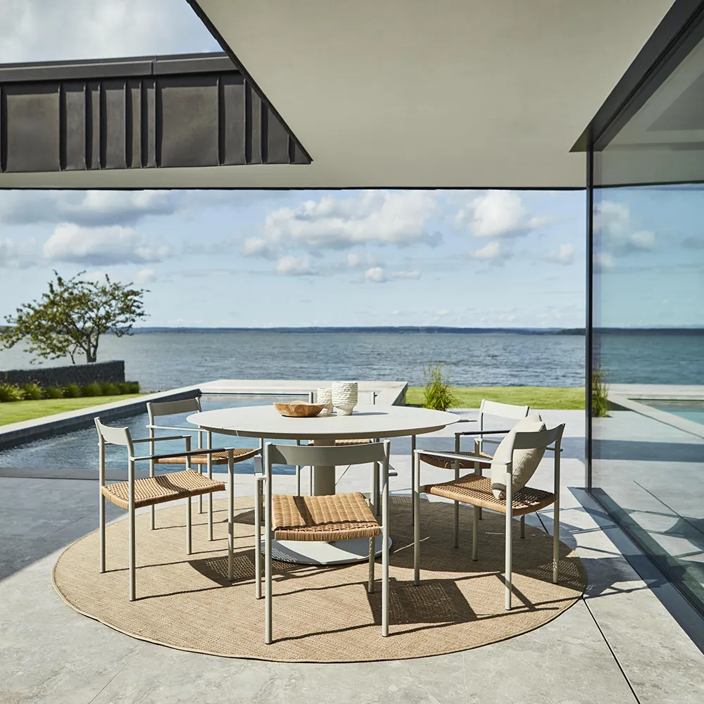 Peace Matbord Ø150 cm Ljusgrå