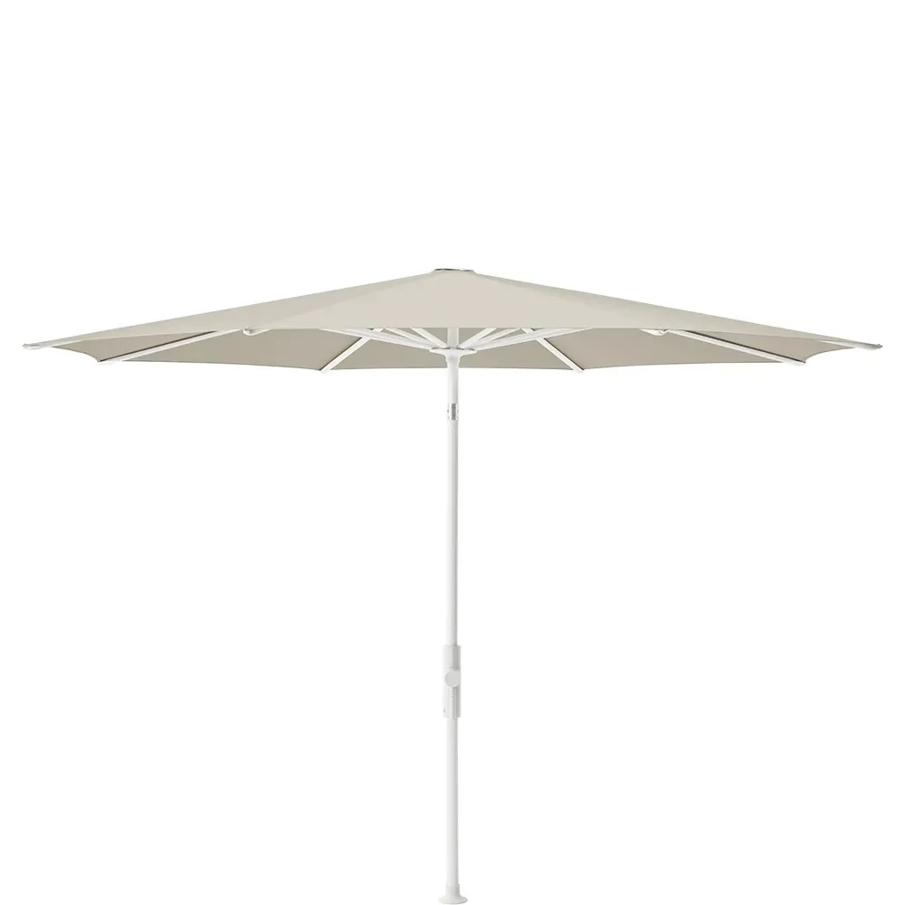 Glatz, Twist 330 cm parasoll matt white Kat.5 527 Urban Chrome