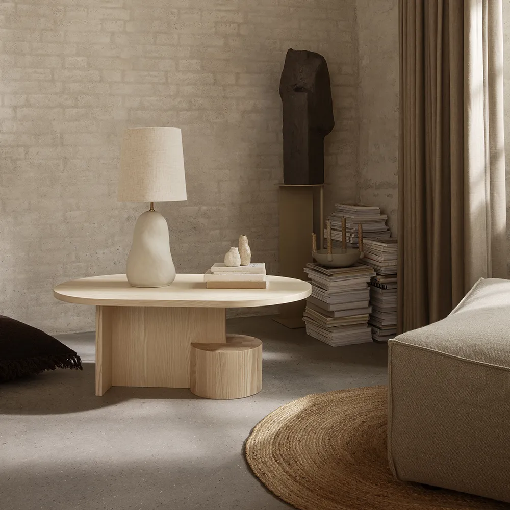 Alternativ bild 1 för Ferm Living - Insert Coffee Table - Kaffe bord - Natural Ash - W100 x H40 x D60 cm