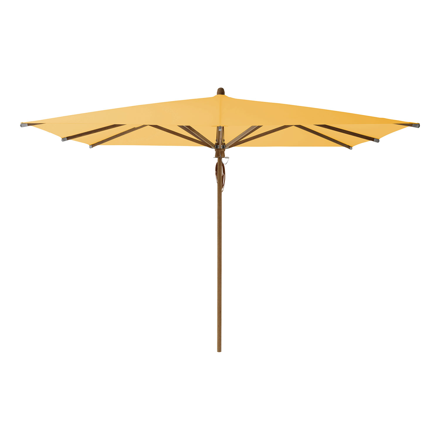 Teakwood parasoll 330×330 cm cm kat.4 438 straw
