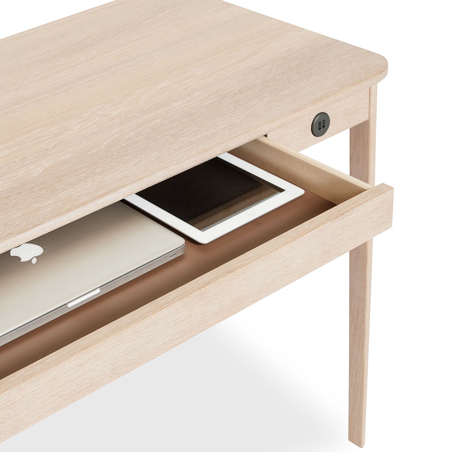 Sm131 Skrivbord Ek Massiv Naturolja 115X55X74Cm 