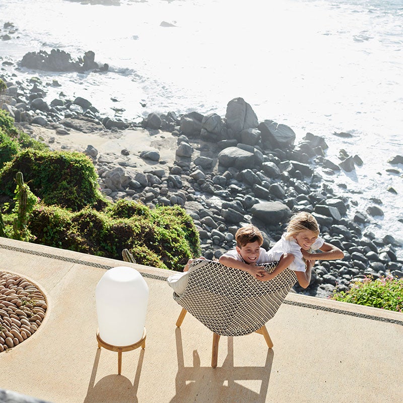 Mbrace loungefåtölj hög PEPPER