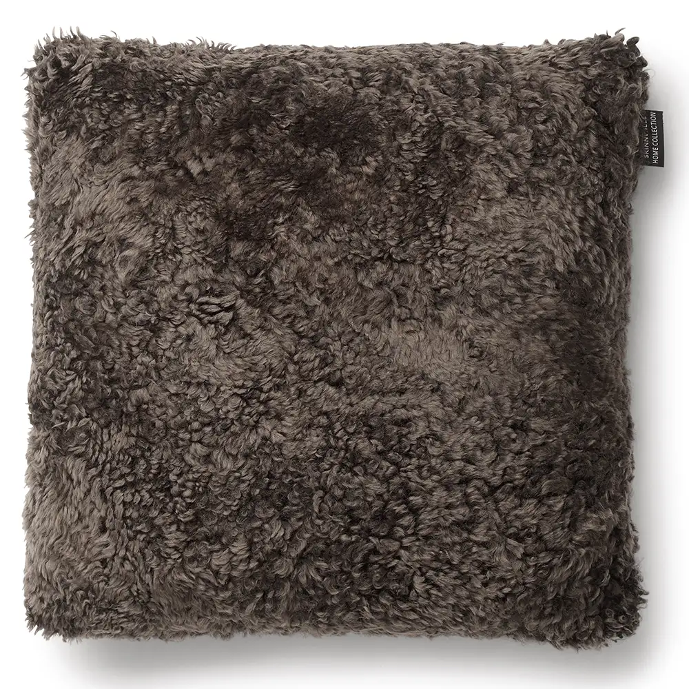 Curly kuddfodral 45x45 cm Dark Brown
