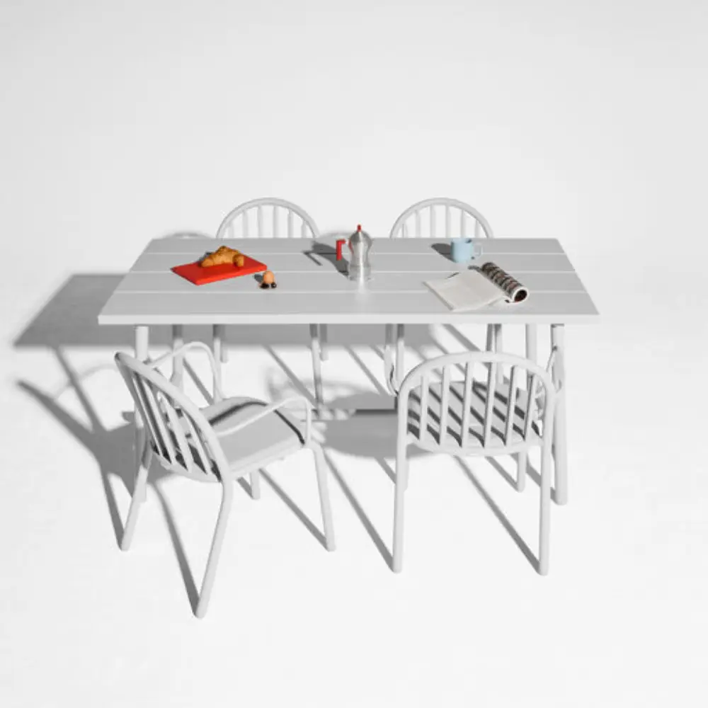Fred's medium table utomhusbord light grey