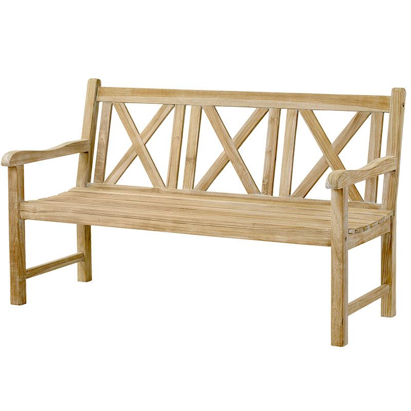 Brafab, Madras 3-sitssoffa vitpigmenterad teak