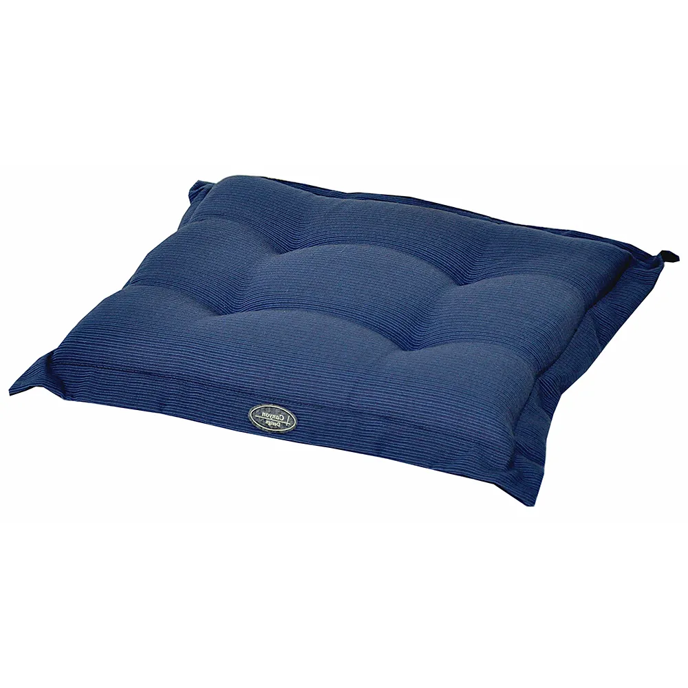 Fritab, Canyon sittdyna tjock 42x45 cm strukturdralon Marinblå