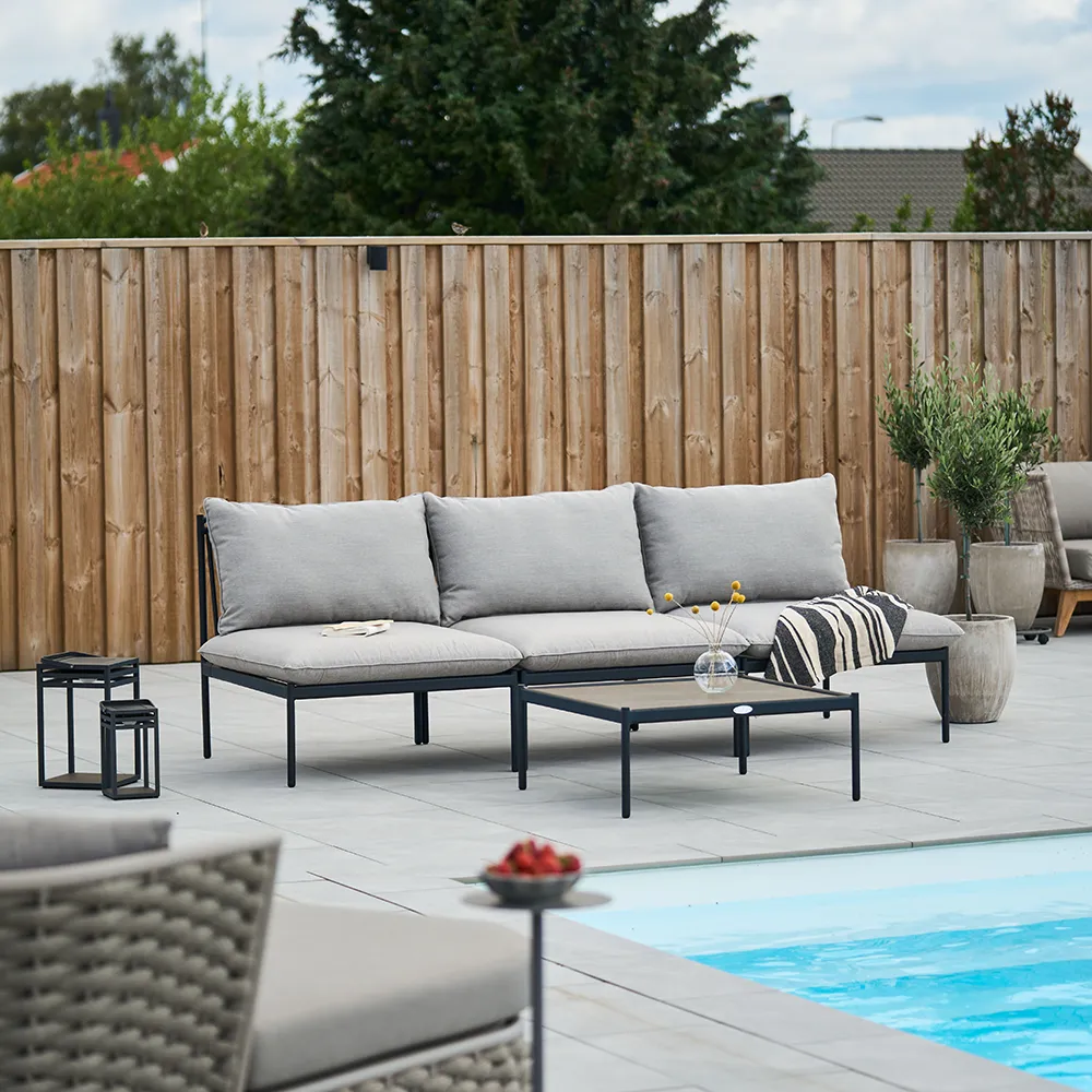 Bolmsö soffbord 80x80 cm Svart 