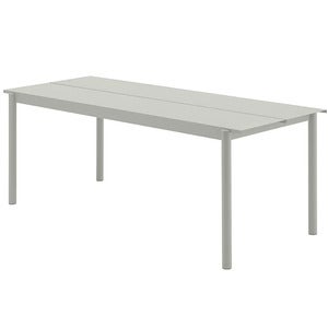 Linear Steel Matbord 200X75 cm Grey 