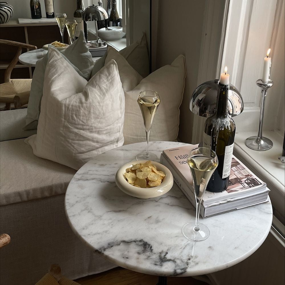 Loire marmor bord 60 vit