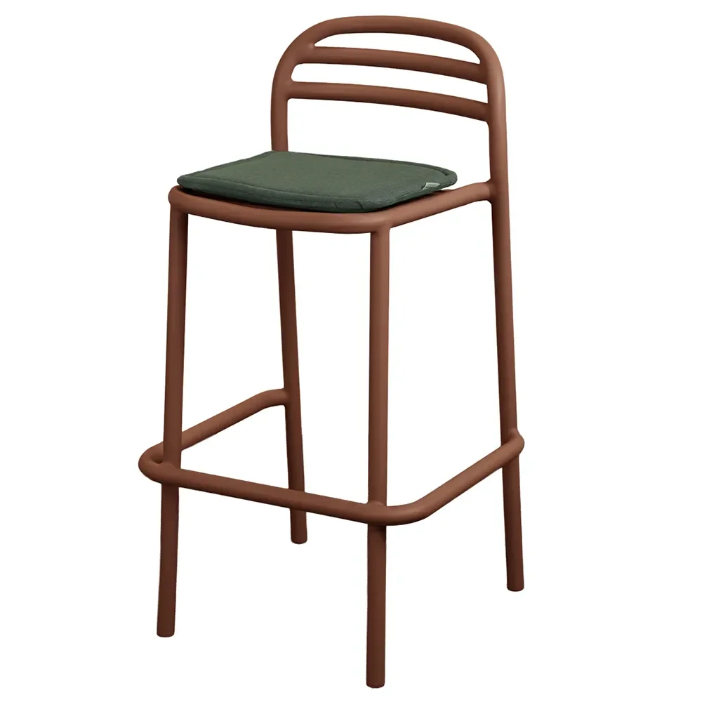 Bliss barstol, stapelbar Desert red, aluminium