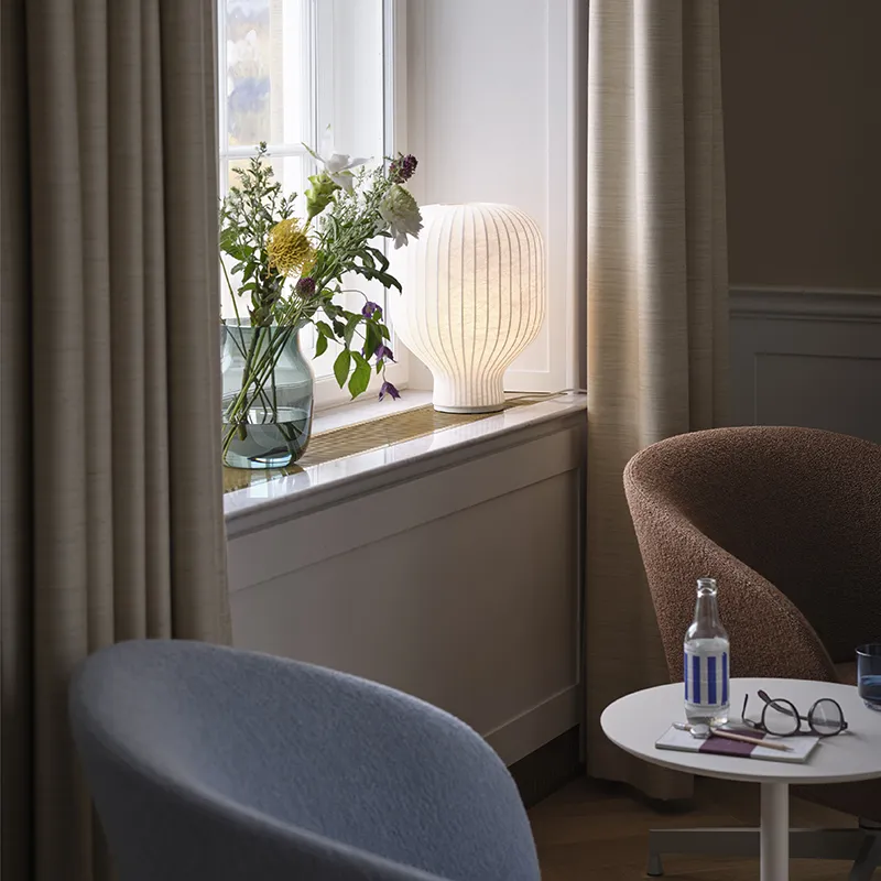 Strand bordslampa 39,1 cm White