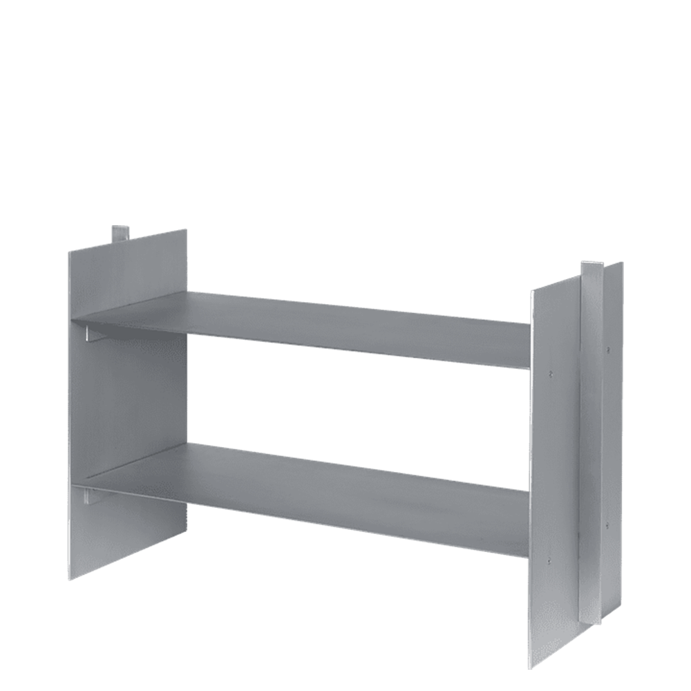 Produktfoto för Ferm Living - Lager Low Rack - Hyllor - Aluminium - W77 x D28 x H26 CM
