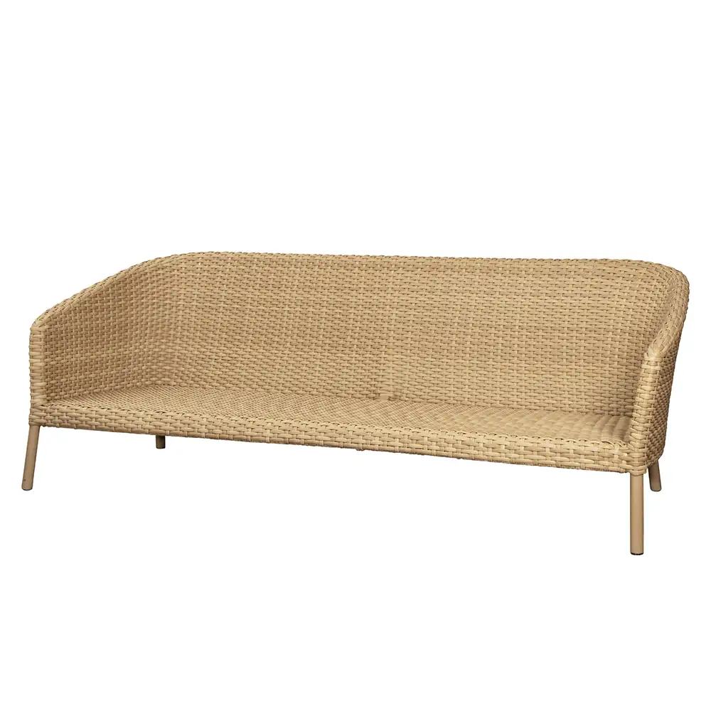 Produktfoto för Cane-Line, Ocean dynset Dark grey till 3-sits soffa