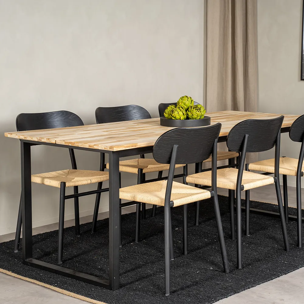 Polly Matstol Natur 2-pack 