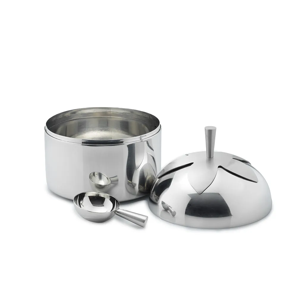 Klong, Blad Kaffe och Te Burk Steel Small