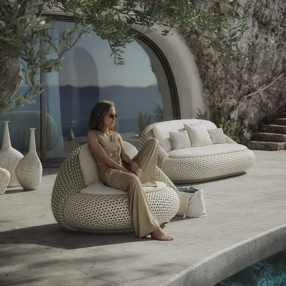 ATOLO loungestol C3A forest light 0220 spring mist 0221