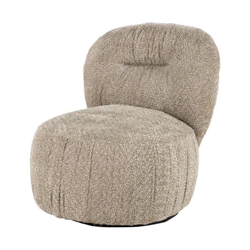 Roux fåtölj 72x91x76,5 cm polyester taupe