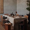 Baies Tablecloth - Natural/Dark Chocolate
