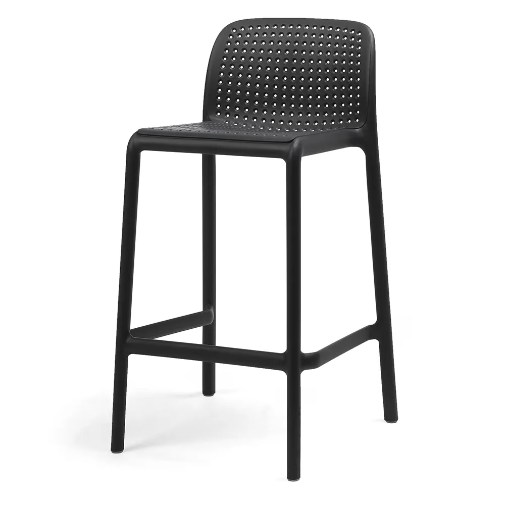 nardi, lido barstol låg anthracite