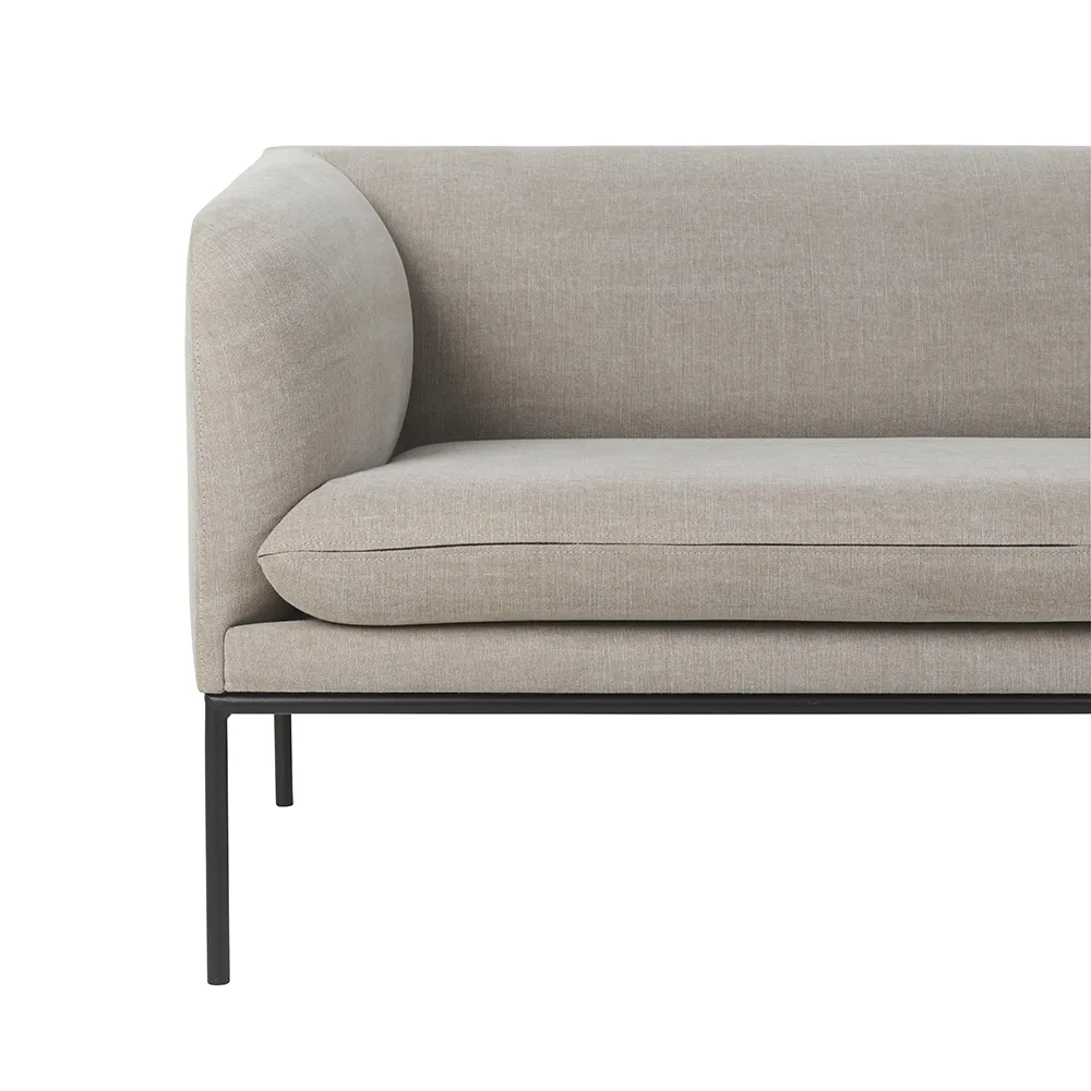 Soffa 2-Sits Turn Cotton Linen Natural