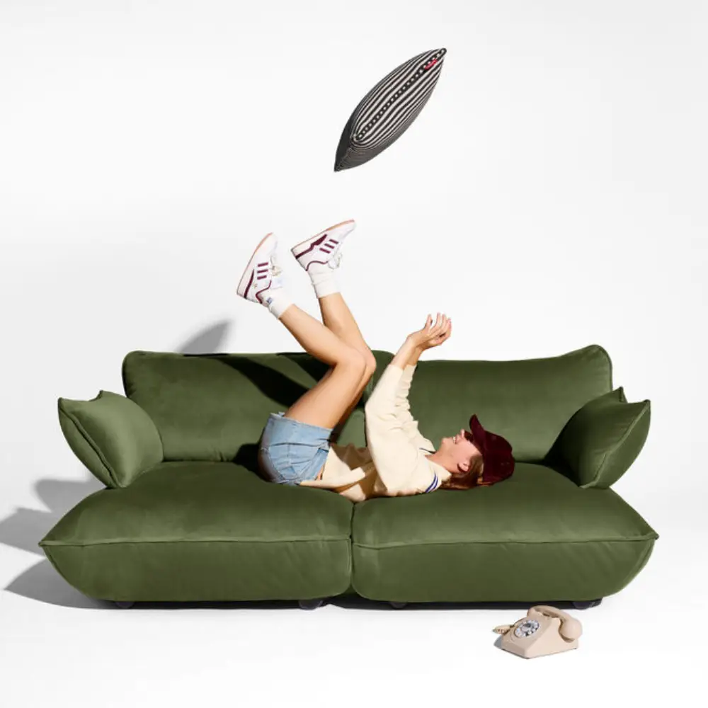 sumo armstöd velvet recycled deep green