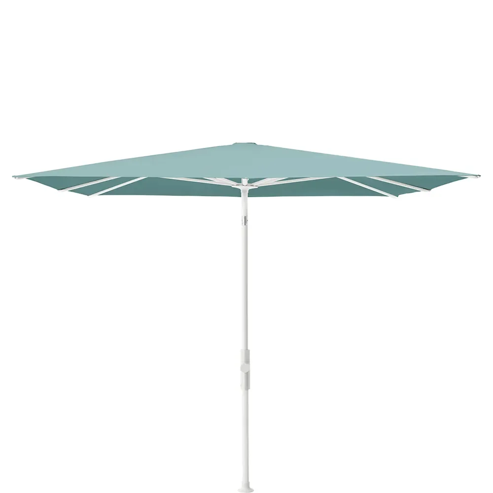 Glatz, Twist parasoll 240x240 cm matt white Kat.4 417 Ocean