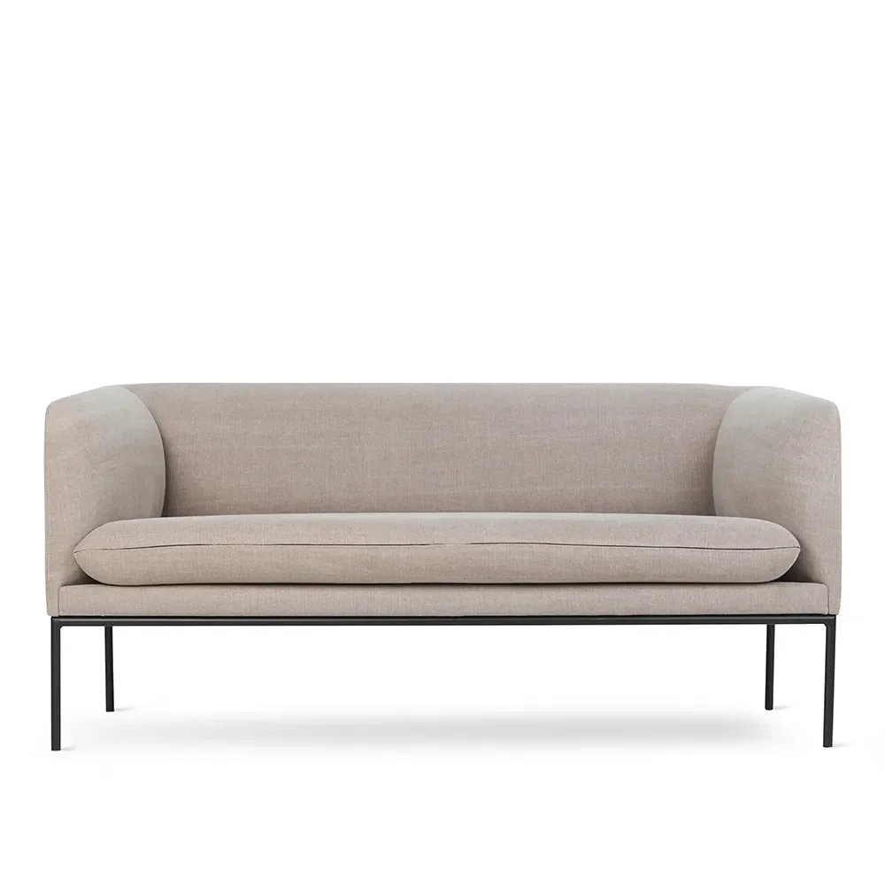 Ferm Living, Soffa 2-Sits Turn Cotton Linen Natural