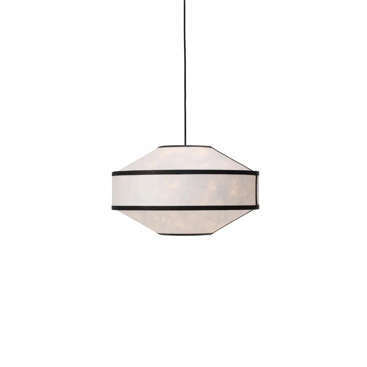 Kite Pendellampa Vit Och Svart Ø55