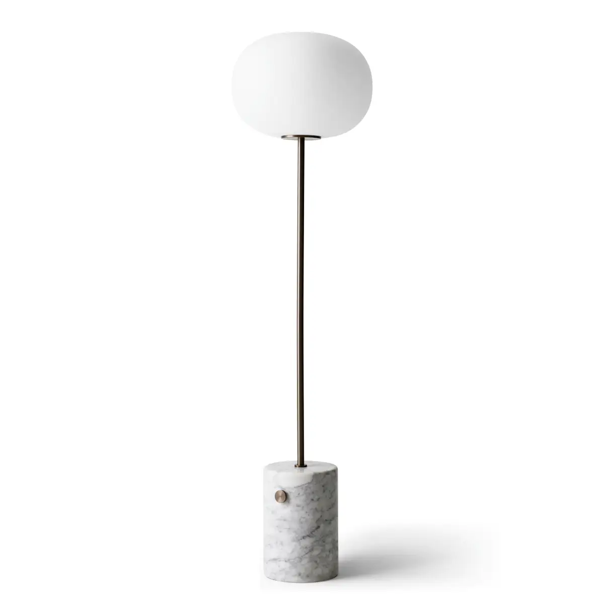 JWDA Golvlampa Marmor Carrara/Brass, Bronzed