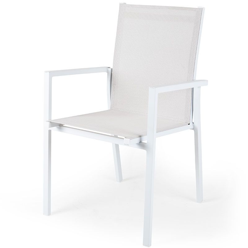 brafab, avanti stapelstol vit/offwhite