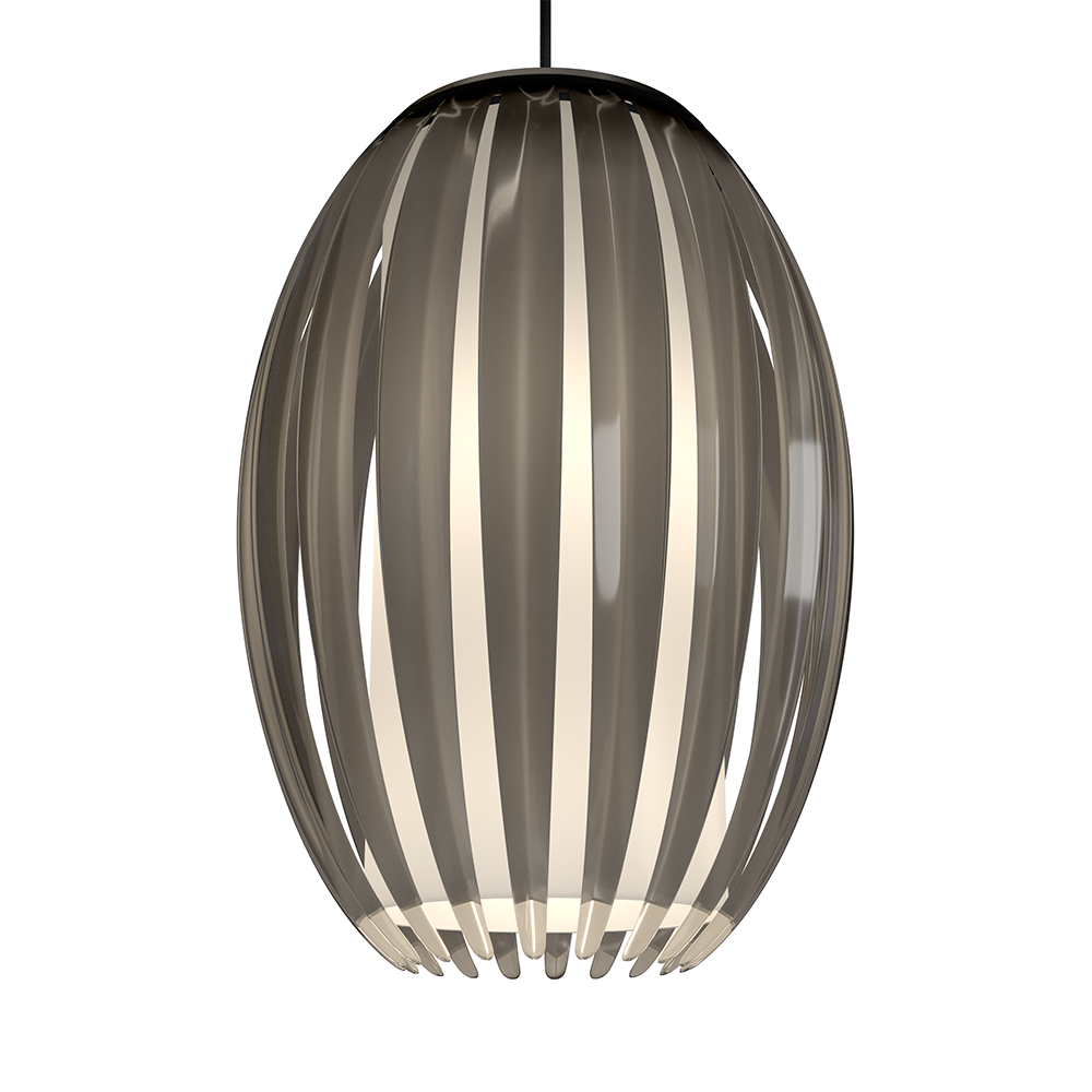 Tentacle pendel M Svart/Rök E27