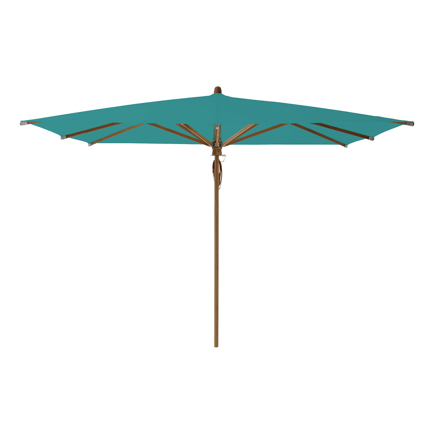 Teakwood parasoll 330×330 cm kat.4 416 caribbean Glatz